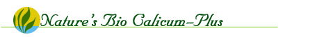 Benefits of Nature's Bio Calcium Plus