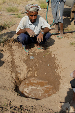  Treating agricultural land to increase water retention capabilities